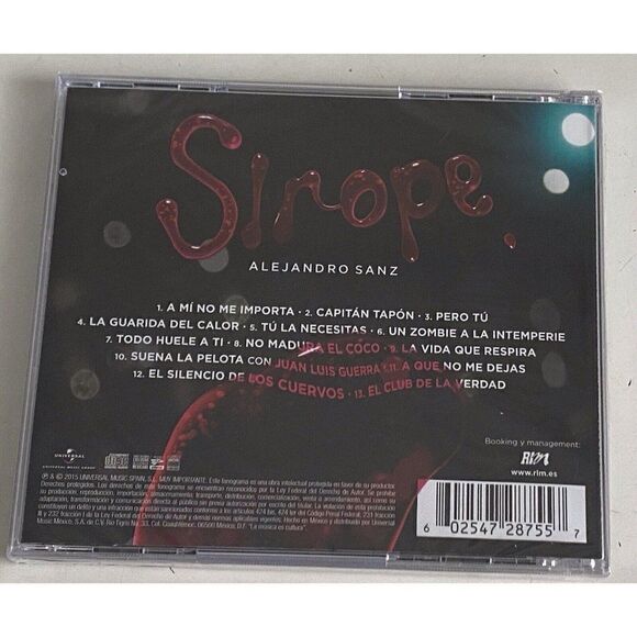 Alejandro Sanz Sirope Universal Music 2015 NEW Sealed CD - Picture 4 of 6